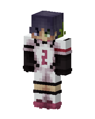 Volleyball Player skin, 3D preview