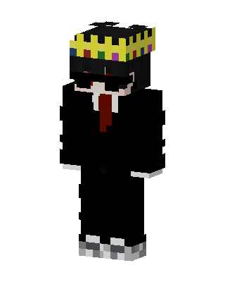 Crowned Suit Boss skin, 3D preview