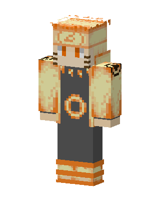 Naruto Sage Mode skin, 3D preview