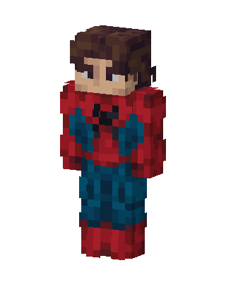 Red Hero Boy Minecraft red skin