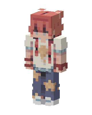 Patched Redhead skin, 3D preview