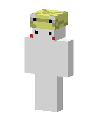 Frog Hat Ghost skin, 3D preview