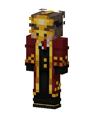 Golden Masked Captain Minecraft skin