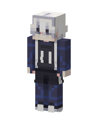 Midnight Hoodie skin, 3D preview