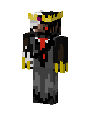 Ranboo With Crown skin, 3D preview