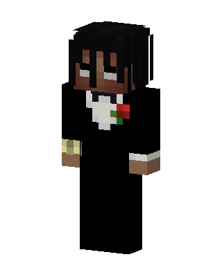 Rose Tuxedo skin, 3D preview