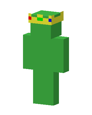 Green Crowned Blob skin, 3D preview