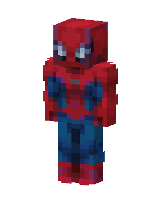 Spider-Man Minecraft red skin