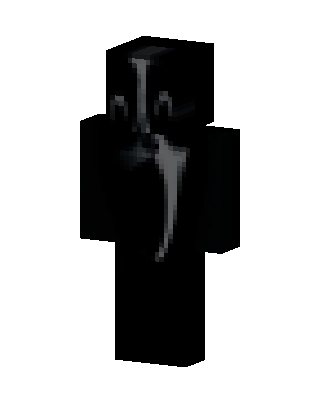 Black Villain skin, 3D preview
