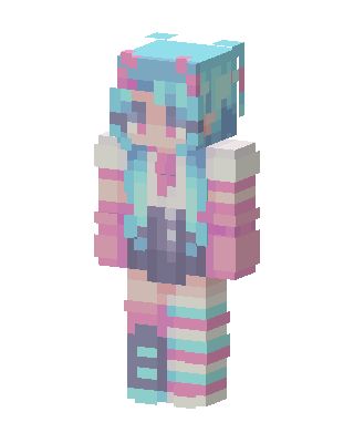 Pink Anime Girl Minecraft pink skin