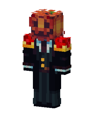 Pumpkin Officer skin, 3D preview