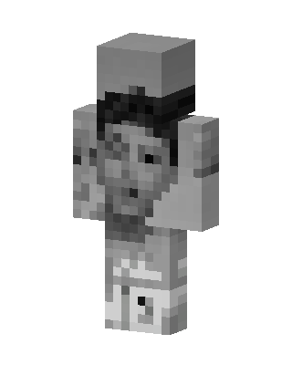 Gray Mob skin, 3D preview