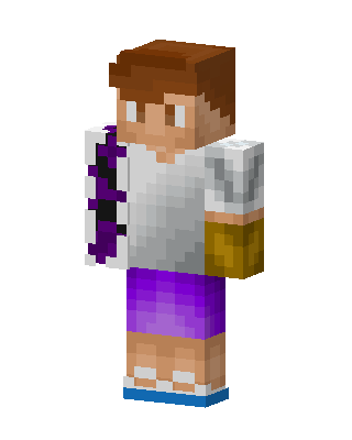 Purple Shorts Boy Minecraft skin