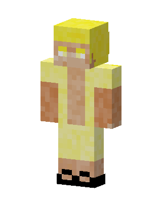 Golden Villager skin, 3D preview