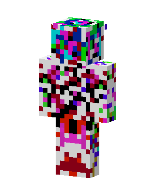 Glitch Static skin, 3D preview