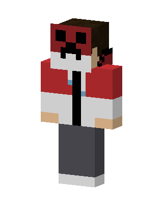 White Player Boy skin, 3D preview