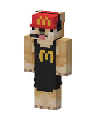 Doge Employee skin, 3D preview