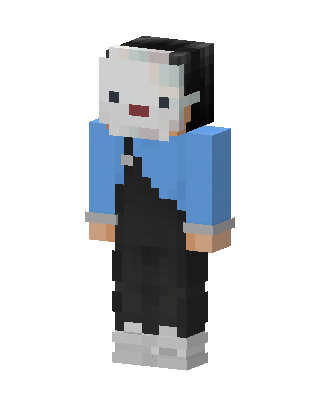 Masked Overalls skin, 3D preview