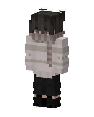 White Player Boy skin, 3D preview