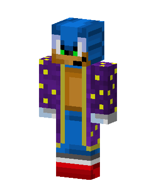 Wizard Sonic skin, 3D preview
