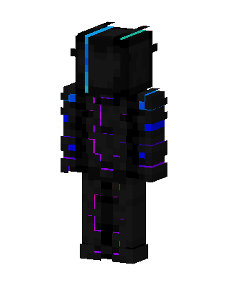 Neon Shadow skin, 3D preview
