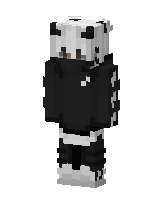 Panda Hoodie Minecraft skin
