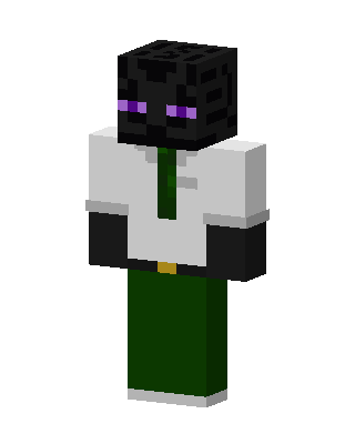 Suited Enderman Minecraft skin