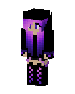 Galaxy Hoodie Girl Minecraft skin