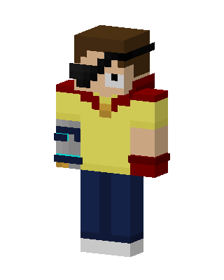 Eyepatch Morty skin, 3D preview