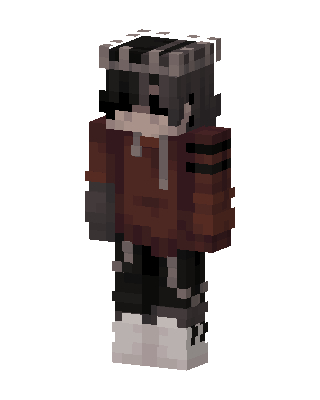 Crimson Hoodie Boy Minecraft skin
