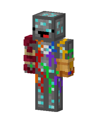 Diamond Ore Thanos Minecraft skin