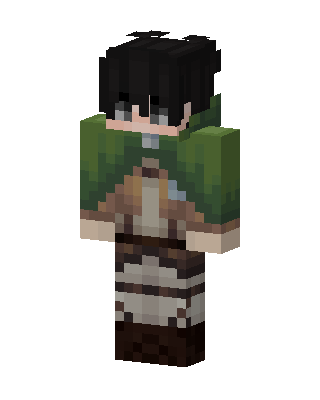 Levi Ackerman skin, 3D preview