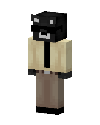 Bear Office Worker Minecraft skin