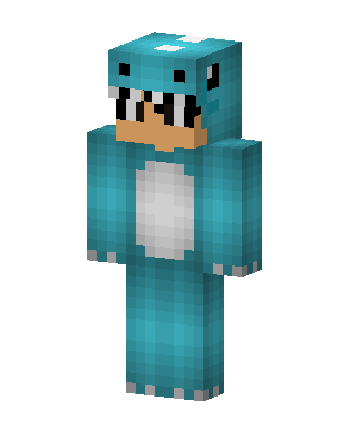 Teal Animal Minecraft skin