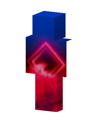 Neon Ace skin, 3D preview