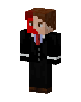 Black Suit Boy skin, 3D preview