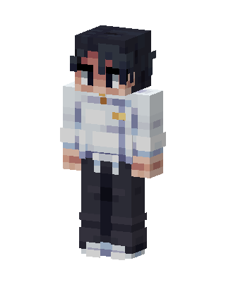 White E-Boy skin, 3D preview