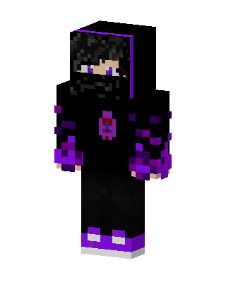 Void Hoodie Boy skin, 3D preview