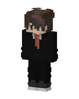 Black Suit Boy skin, 3D preview