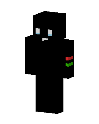 Black Villain Boy skin, 3D preview
