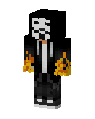Black Fighter Boy skin, 3D preview