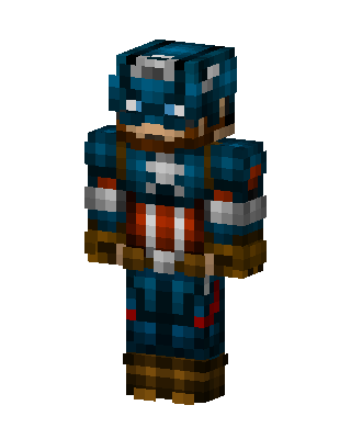 Captain America Minecraft skin