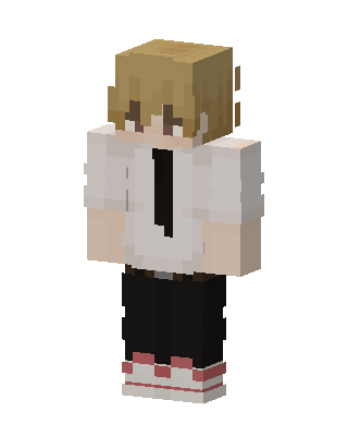 White Student Boy Minecraft white skin