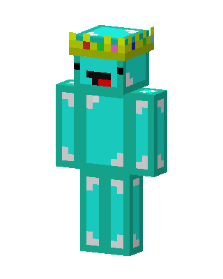 Skeppy With Crown skin, 3D preview