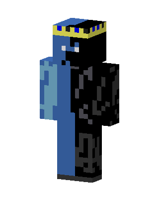 Ranboo With Crown skin, 3D preview