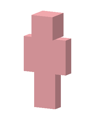 Pink Blank skin, 3D preview