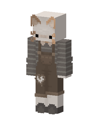 Brown Cat Minecraft skin