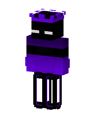 Purple Crowned Hero Minecraft skin