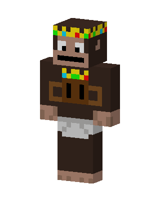 Brown King skin, 3D preview
