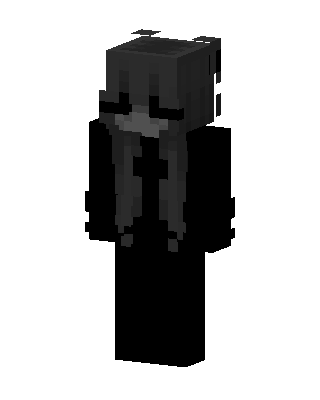Shadow Girl skin, 3D preview